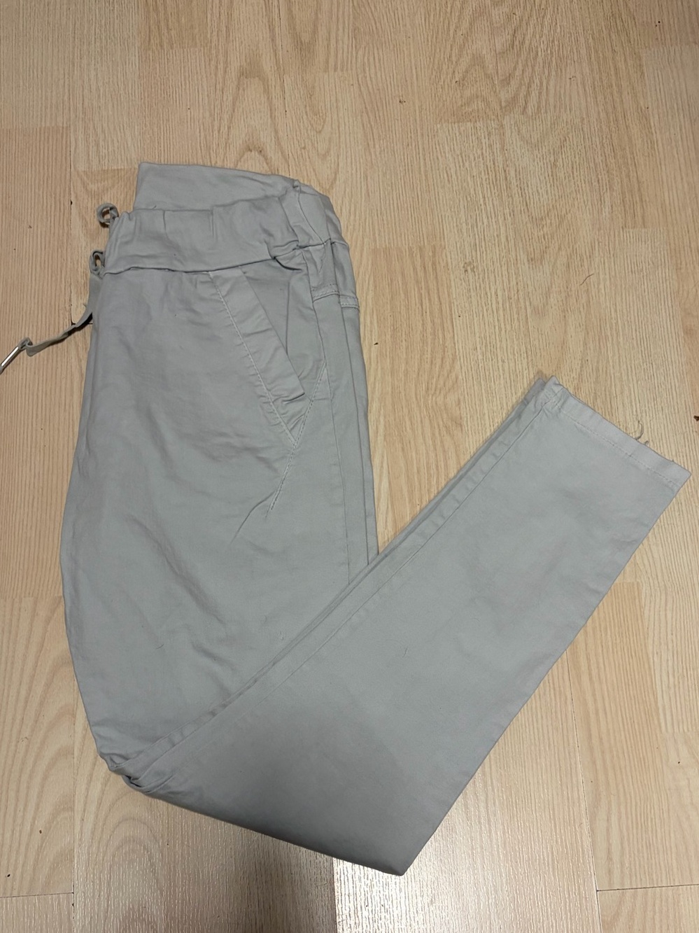 Venti6 Light Gray Pull On Pants